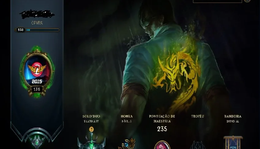 CONTA LOL PLATINA