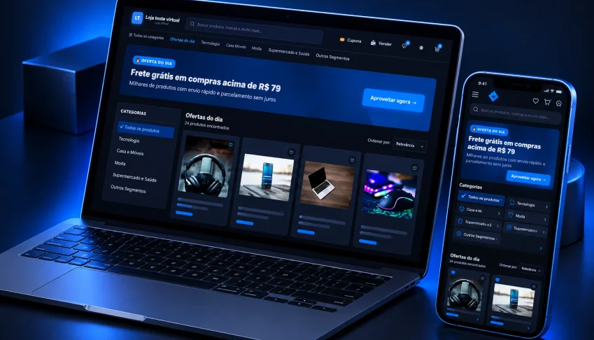 Loja Virtual Completa em HTML