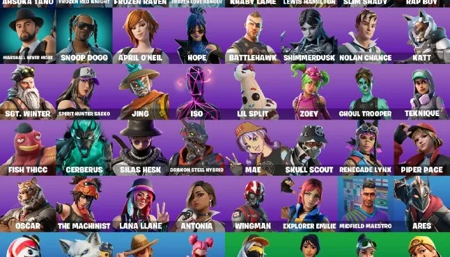 Conta Fortnite - 57 Skins