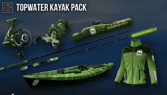 Fishing planet DLC (Topwater Kayak Pack Steam)