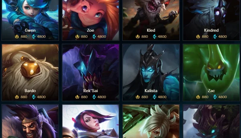 Conta League of Legend lvl 235 Unranked