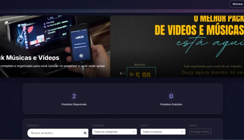 Área de Membros Premium