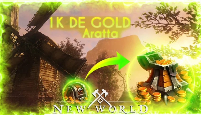 NEW WORLD ⚔️ GOLD - SERVER ARATTA ⚡ ENTREGA IMEDIATA ⚡ 24/7