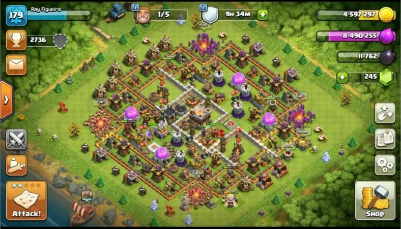 Clash of Clans  CV11full troca de nome