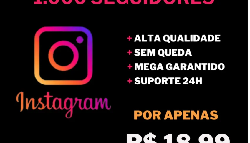 1.000 Seguidores no Instagram