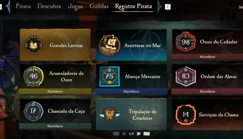 Sea of Thieves Conta Lendária