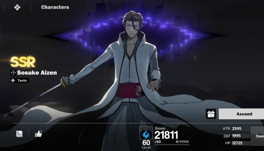 Conta Com Aizen B1 (Arma) Zaraki(Arma)(Stamp) + Urahara(Arma