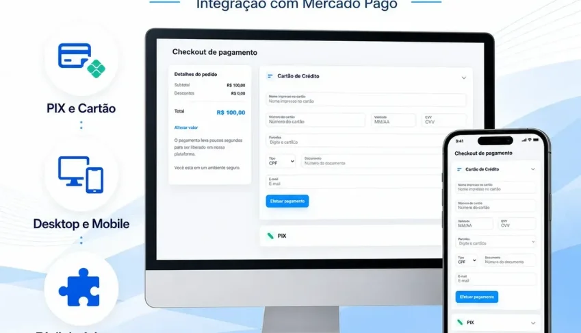 Script Php Checkout Pix E Cartão Mercado pago