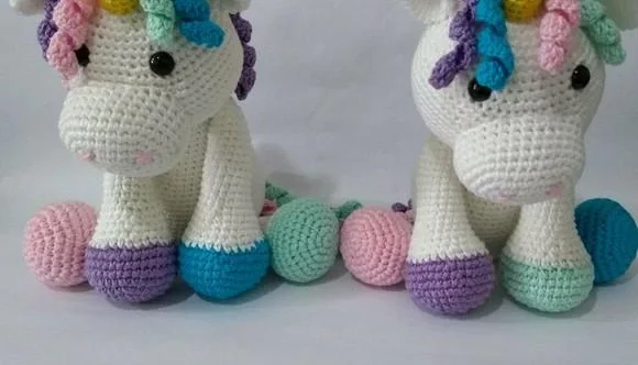 Amigurumi Unicórnio