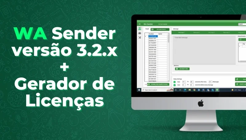 WaSender + Gerador de Licença