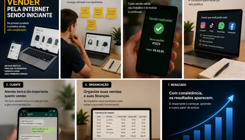 Como começar a vender pela internet sendo iniciante