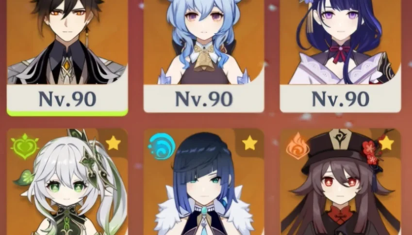Genshin Impact AR 60⭐️24 personagens e 16 armas Estrelas⭐️