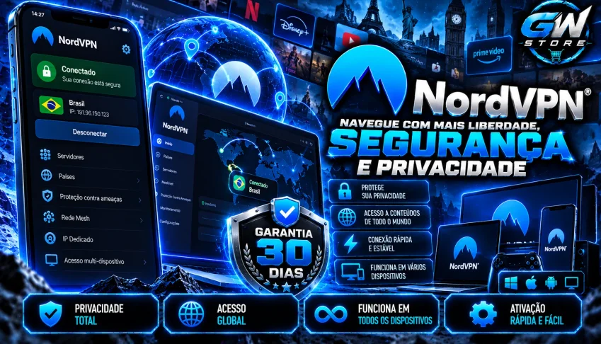Nordvpn 90 Dias | Garantia De 30 Dias