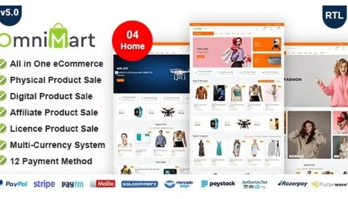 OmniMart – CMS de Comércio Eletrônico | Script de E-commerce