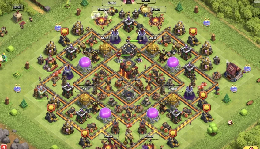 Conta de Clash of Clans