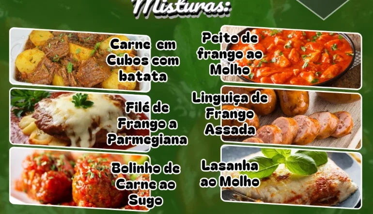 Cardápio Canva Estilo Premium
