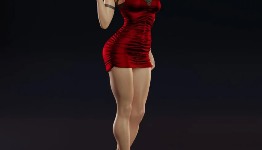 Ada Wong 3d stl