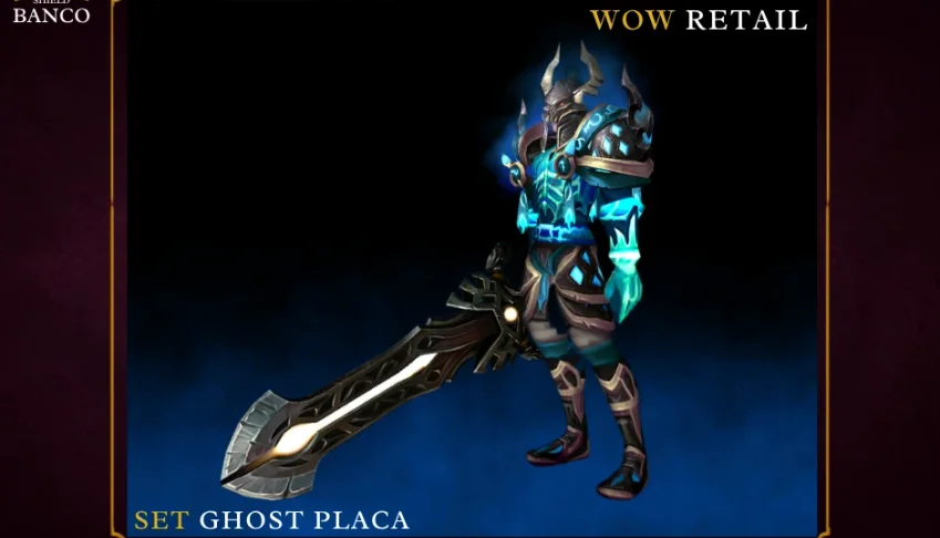 World of Warcraft - Transmog de PLACA + Espada (Completo)