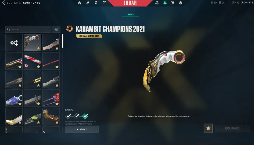 Conta Valorant - R$6500 em skins, champions 2021 e etc
