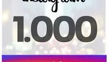 ✅ 1K Seguidores do Insta 7,90