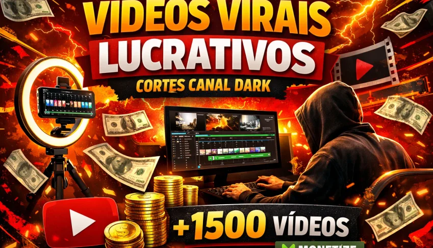 Vídeos Virais Lucrativos – Cortes Canal Dark Para Monetize