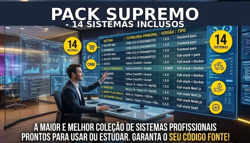 Pack Supremo - 14 Sistemas Inclusos