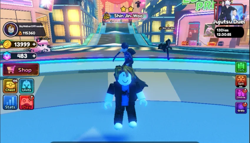 Conta no Roblox Reino da Fantasia LEV 334 PC