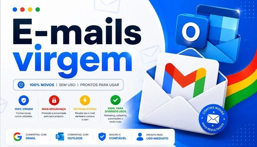 Pack 20 Emails Virgem