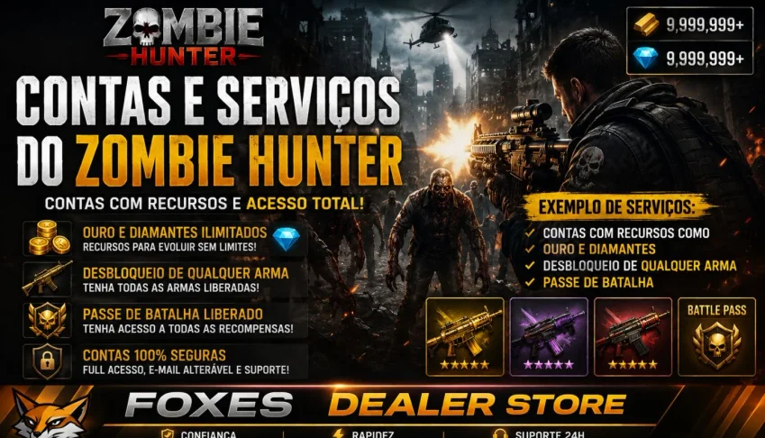 Contas E Serviços Zombie Hunter