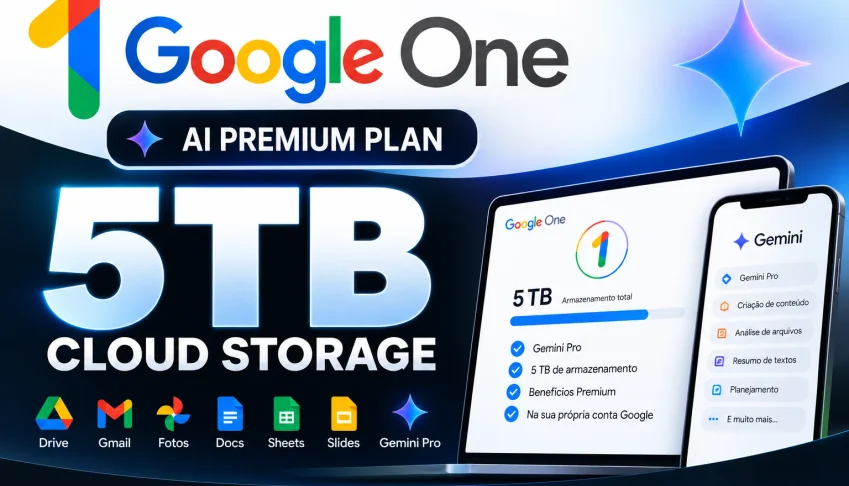 Google 5Tb | Gemini PRO Garantia 1 Mes | Link De Ativaçao
