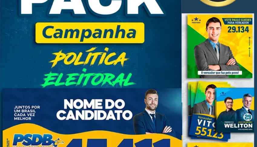 Pack Políticos Editáveis - Photoshop Psd