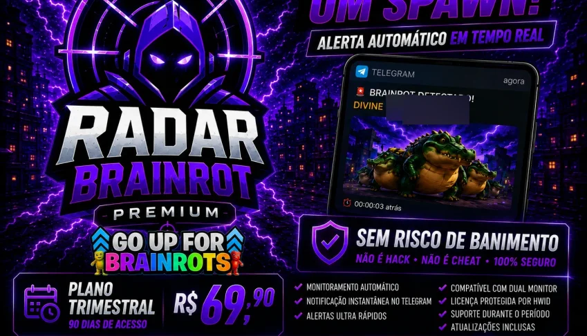 Radar Brainrot | GOUP Fortnite | Tempo Real - Trimestral