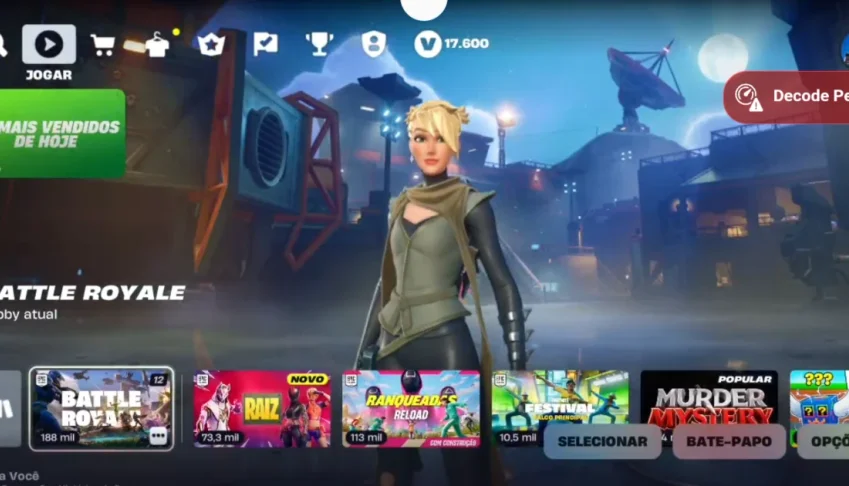 Conta fortnite com 17mil vbucks e algumas skins