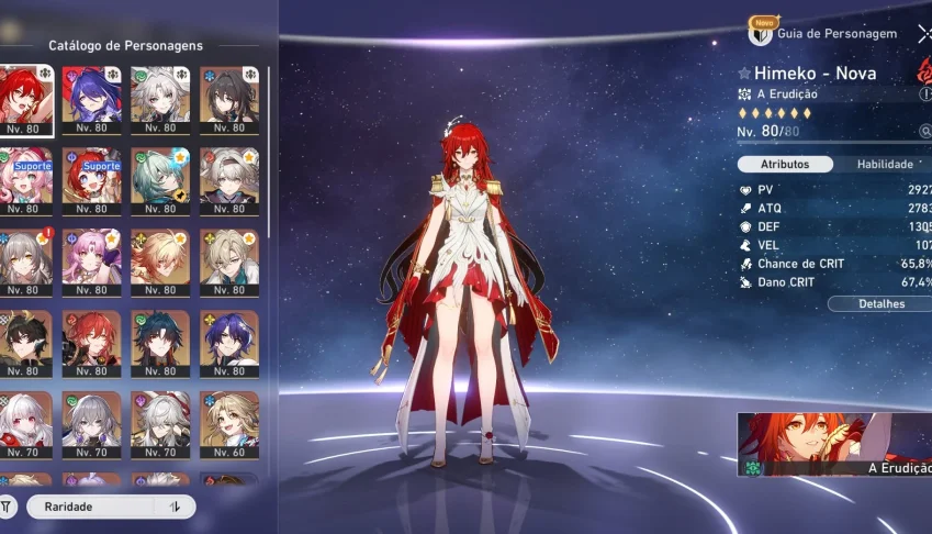 Conta Honkai Star Rail Himeko Nova S1 Negociavel