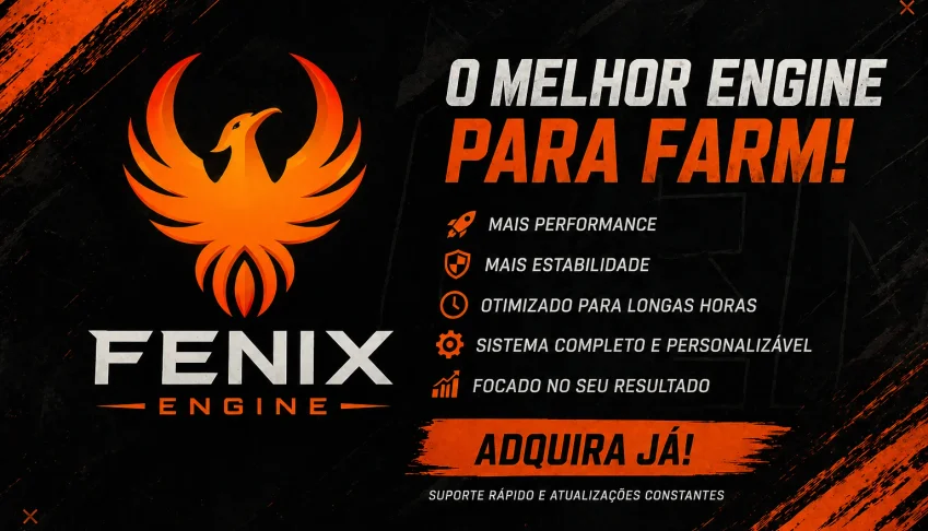 Fenix Engine | Farmar horas na steam | Plano Basic