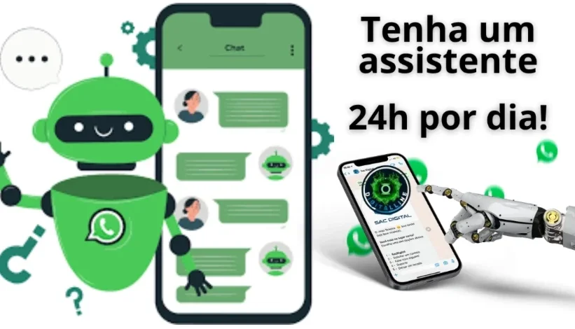 Atendente virtual: Zap + txt personalizado + tutorial +Bônus