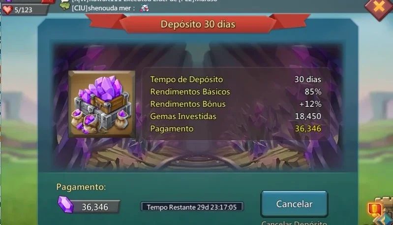Conta Lords Mobile 22M