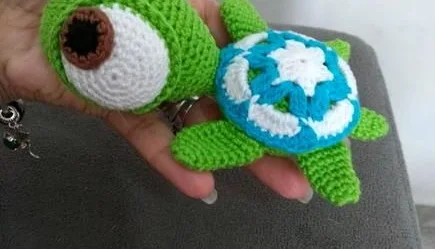 Mini Tartaruga Amigurumi