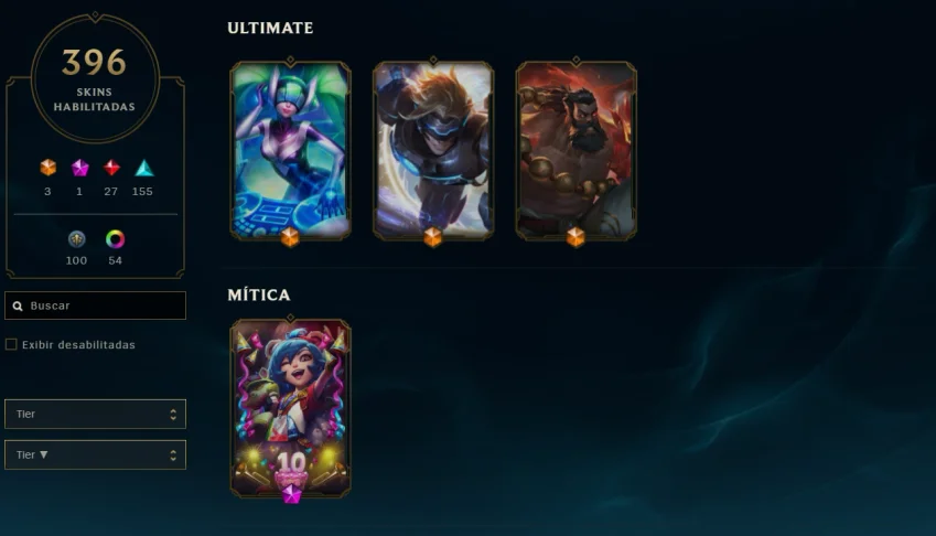Conta League of Legends 2010