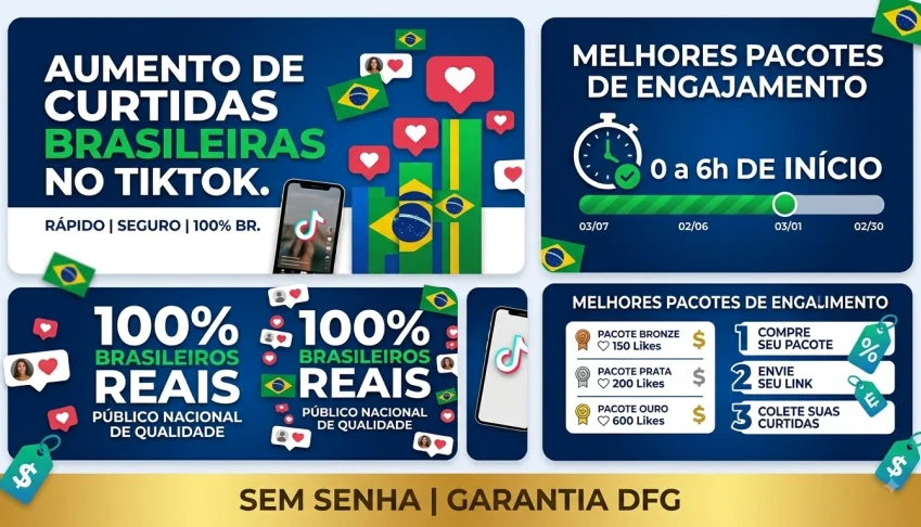 🔥🇧🇷 Curtidas Tiktok 100% Brasileiras | Entrega Natural