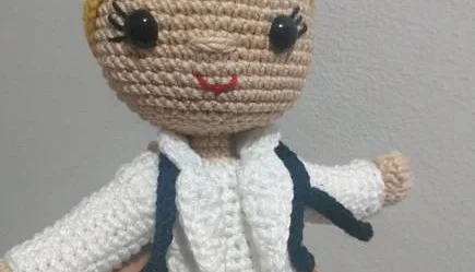 Amigurumi Boneca Enfermeira