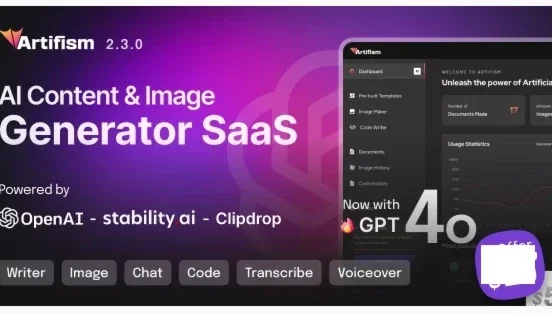 🚀SaaS de Gerador de Conteúdo e Imagens com IA🚀