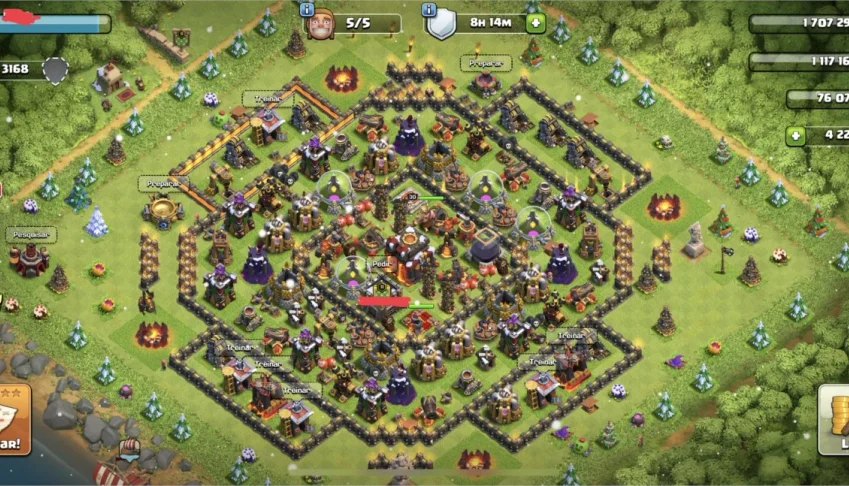 Conta Clash Of Clans CV 10 full