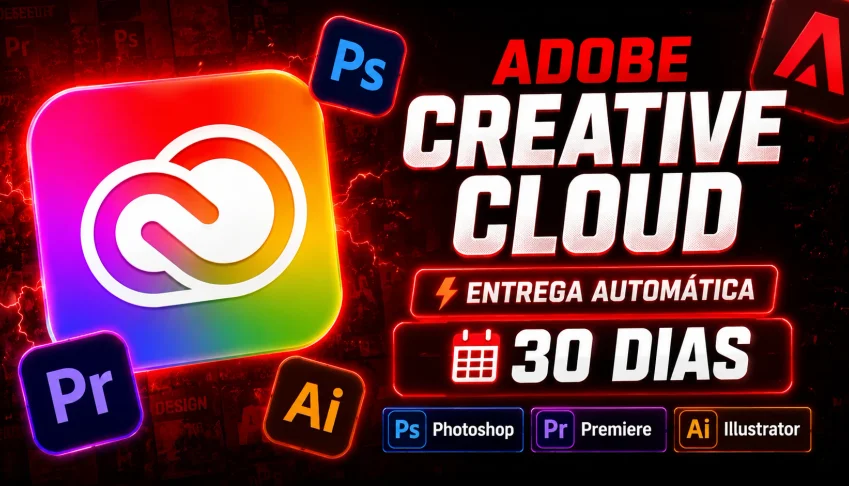 🎨 Adobe Creative Cloud para Edição de Fotos (30 Dias) 🚀