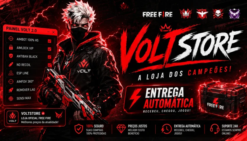 HACK FREE FIRE • MULTIFUNÇÕES • ATUALIZADO 2026 ⛩️