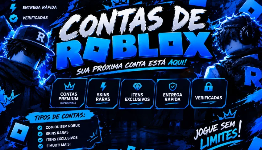 conta roblox antigas com items, skins raras