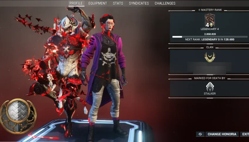 Conta Warframe Endgame Maestria Lendário 4