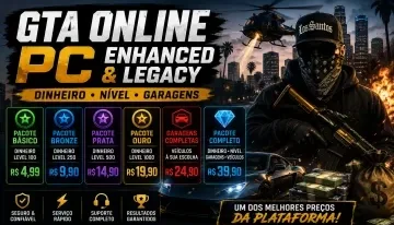 UP DE CONTA GTA Online (Enhanced e Legacy)