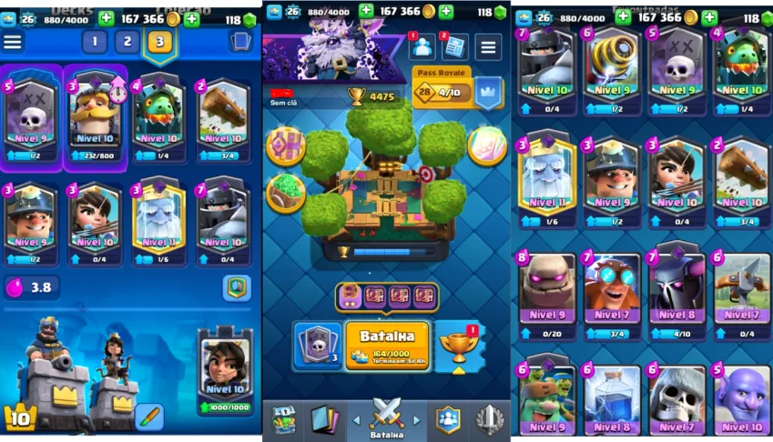 🔥 Conta Clash Royale Nível 26 – 4.475 Troféus 🔥