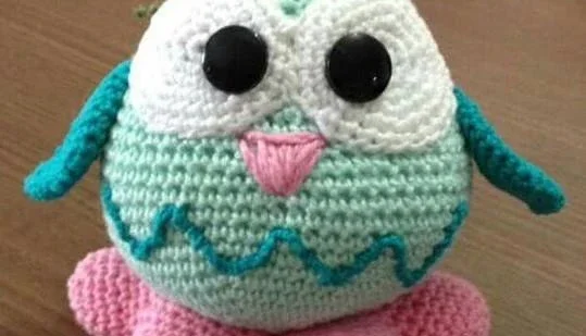 Amigurumi corujinha Love